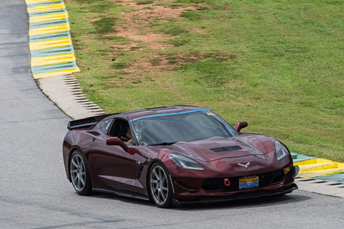 Corvette Corral Parade at VIR